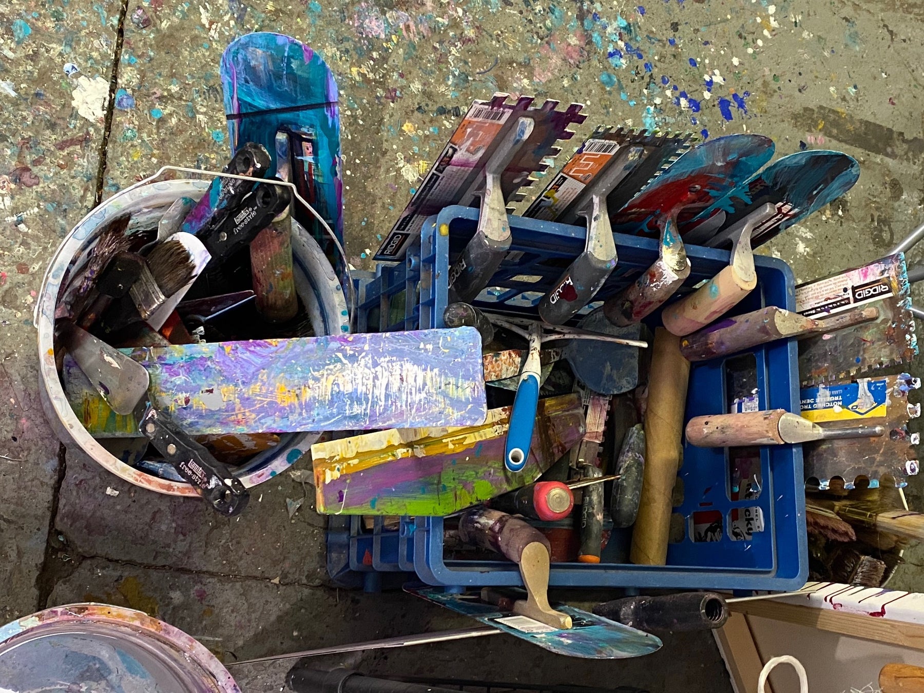 Painting Tools Abstract Art Paintings Detroit Michigan Scott McDuffee Art